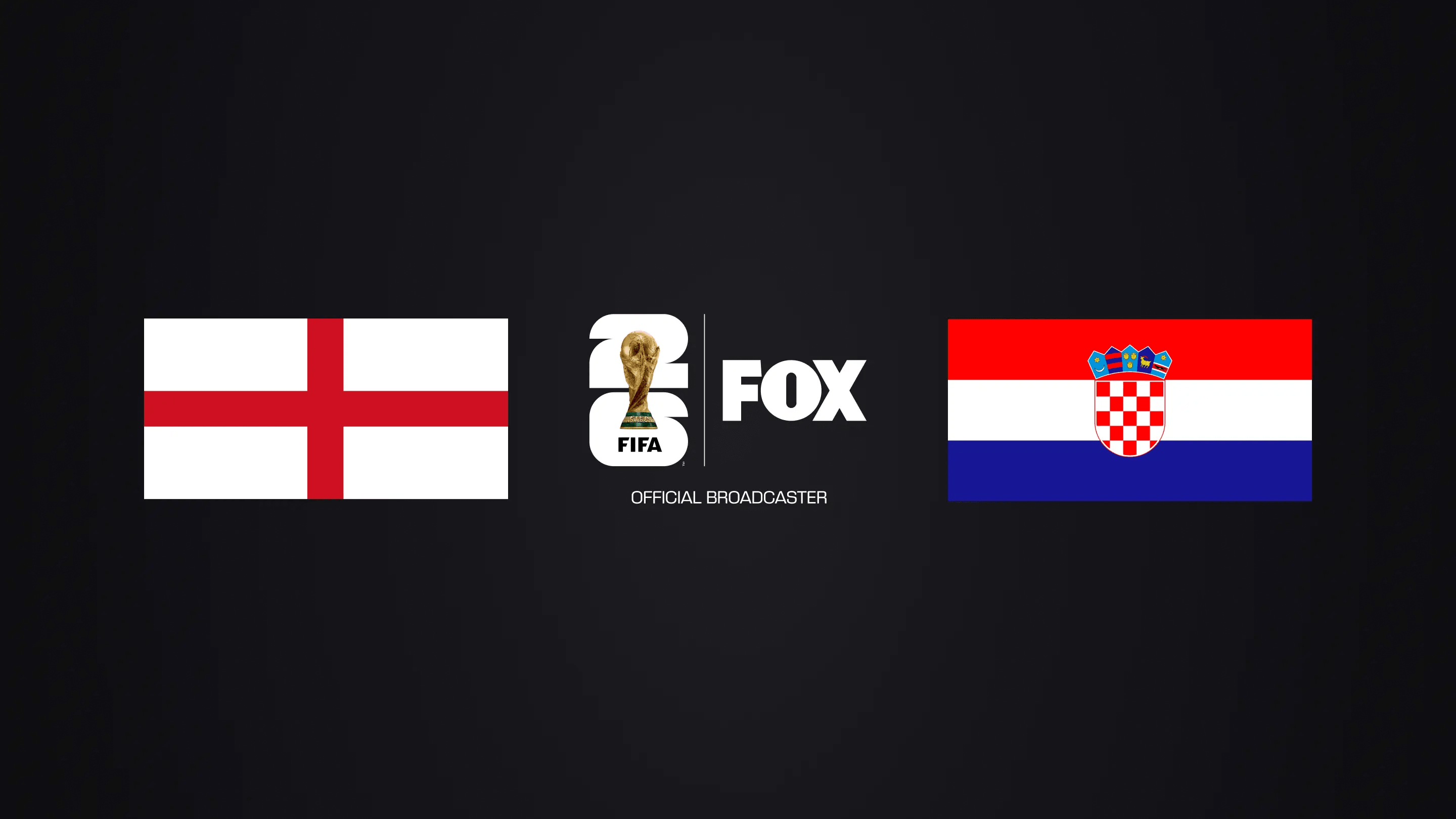2026 FIFA World Cup England vs Croatia keyart at Cosm Atlanta