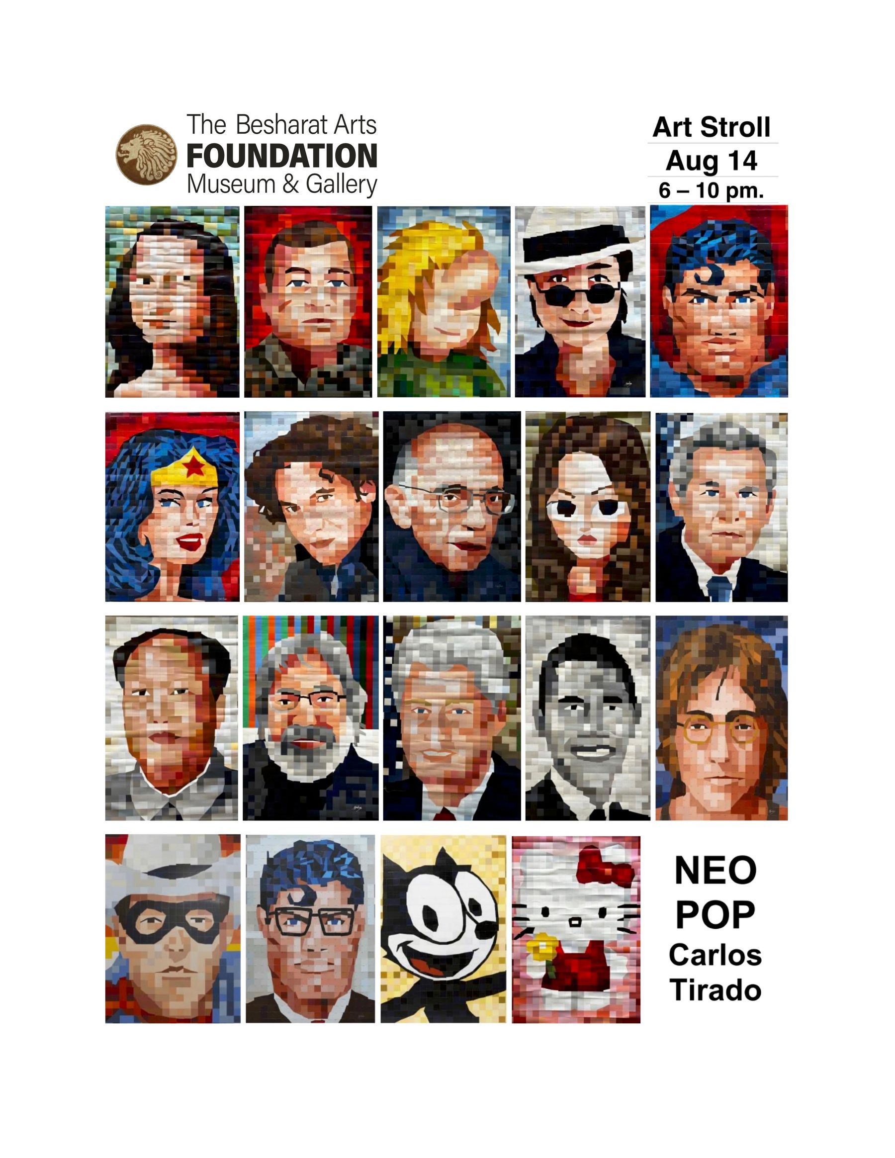 NEO POP contemporary art show on Mangum Street in Castleberry Hill Atlanta