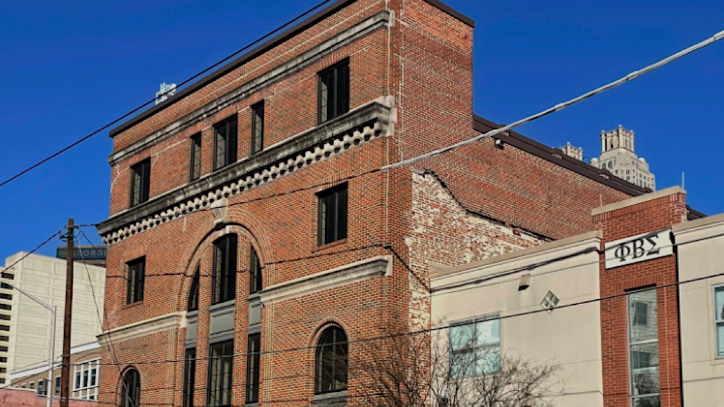 The 1926 former Georgia Railway and Power substation at 148 Edgewood Avenue