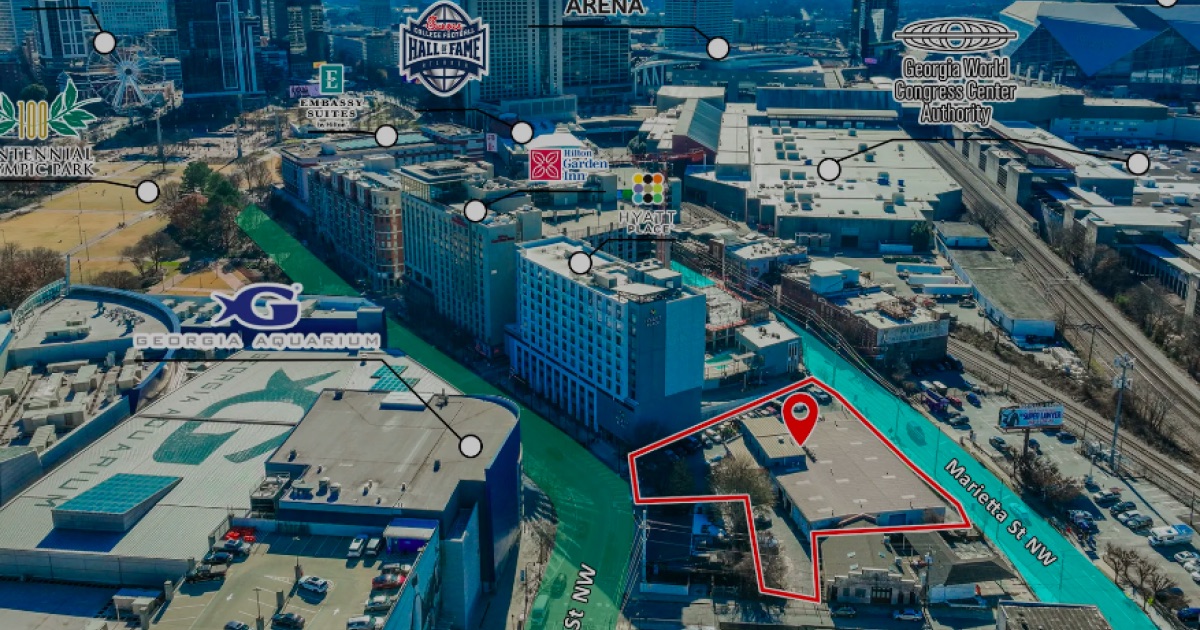 The 314 Luckie Street development site in downtown Atlanta