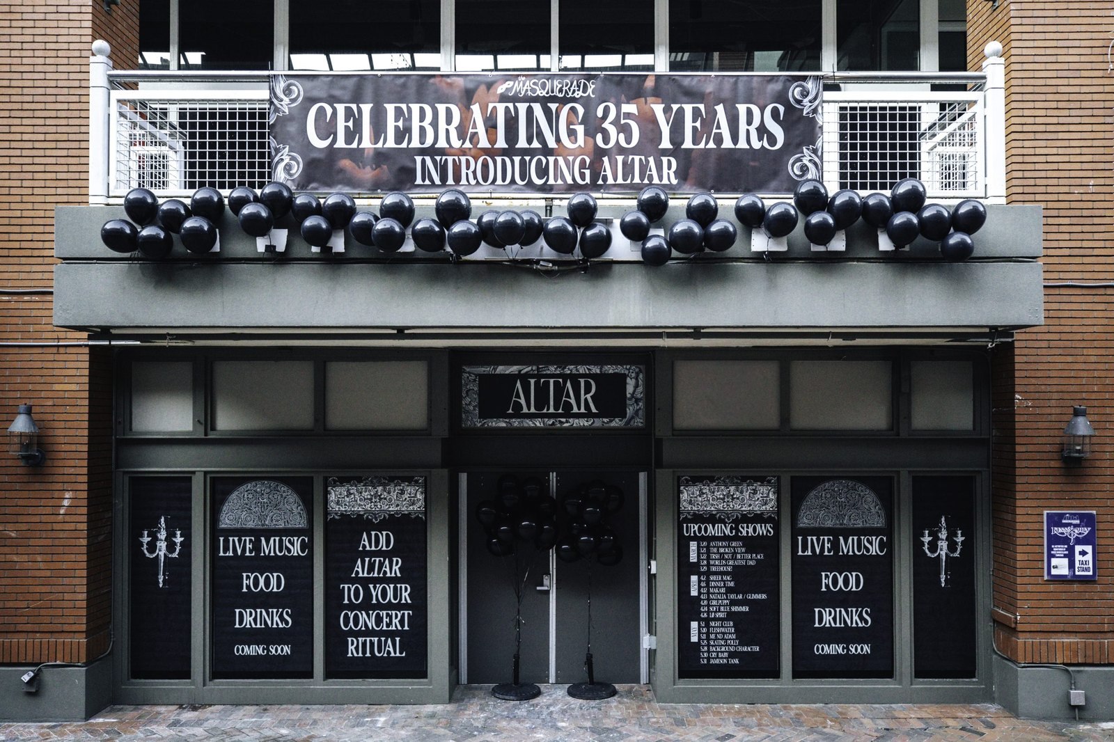 Altar, the new themed room at The Masquerade inside Underground Atlanta (photo: Elena de Soto)