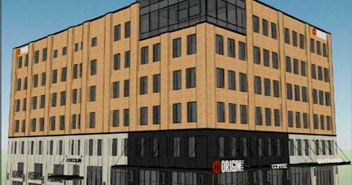 The Origin Hotel Atlanta conversion at 166 Pryor Street in South Downtown