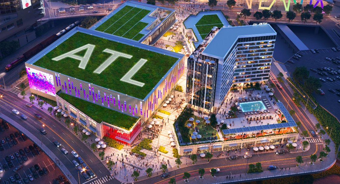 Centennial Yards Entertainment District phase two rendering