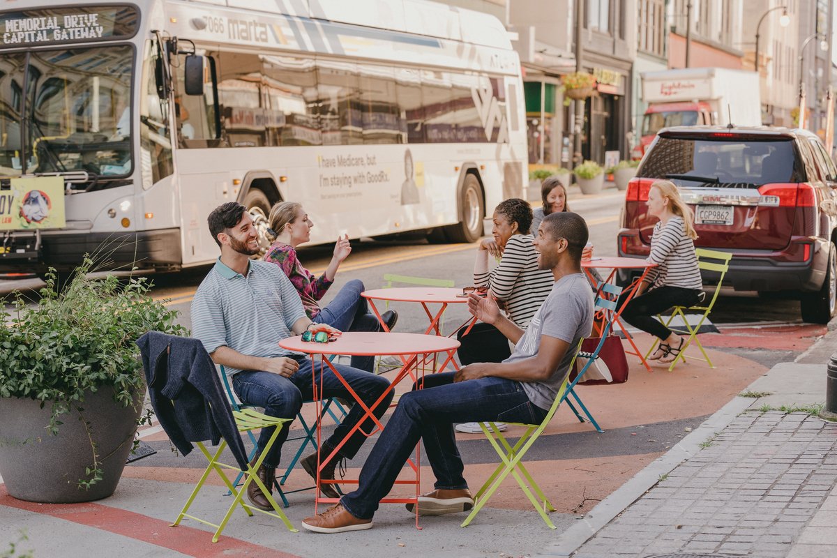 Three Downtown Streets Headed for Redesign: Courtland's Bus Lane, Ted Turner Drive Going Two-Way, and a Walkable Peachtree Street SW