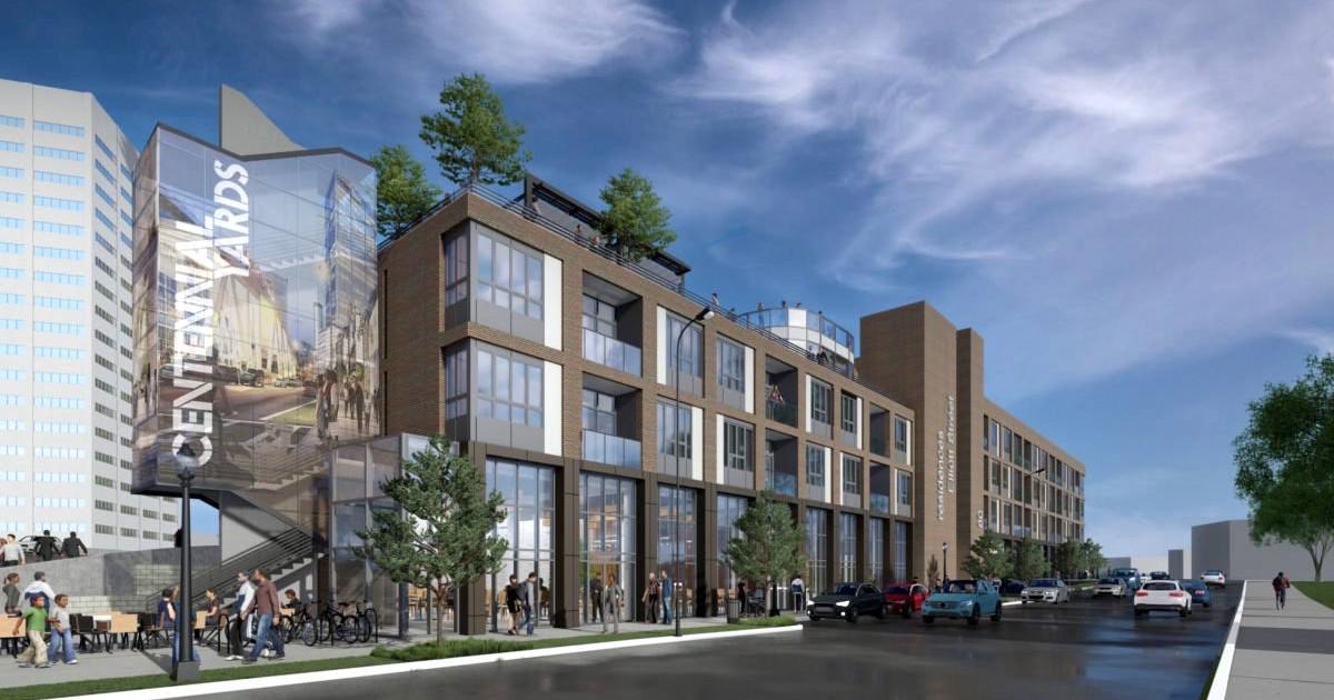 The Centennial Yards development site in downtown Atlanta's former Gulch