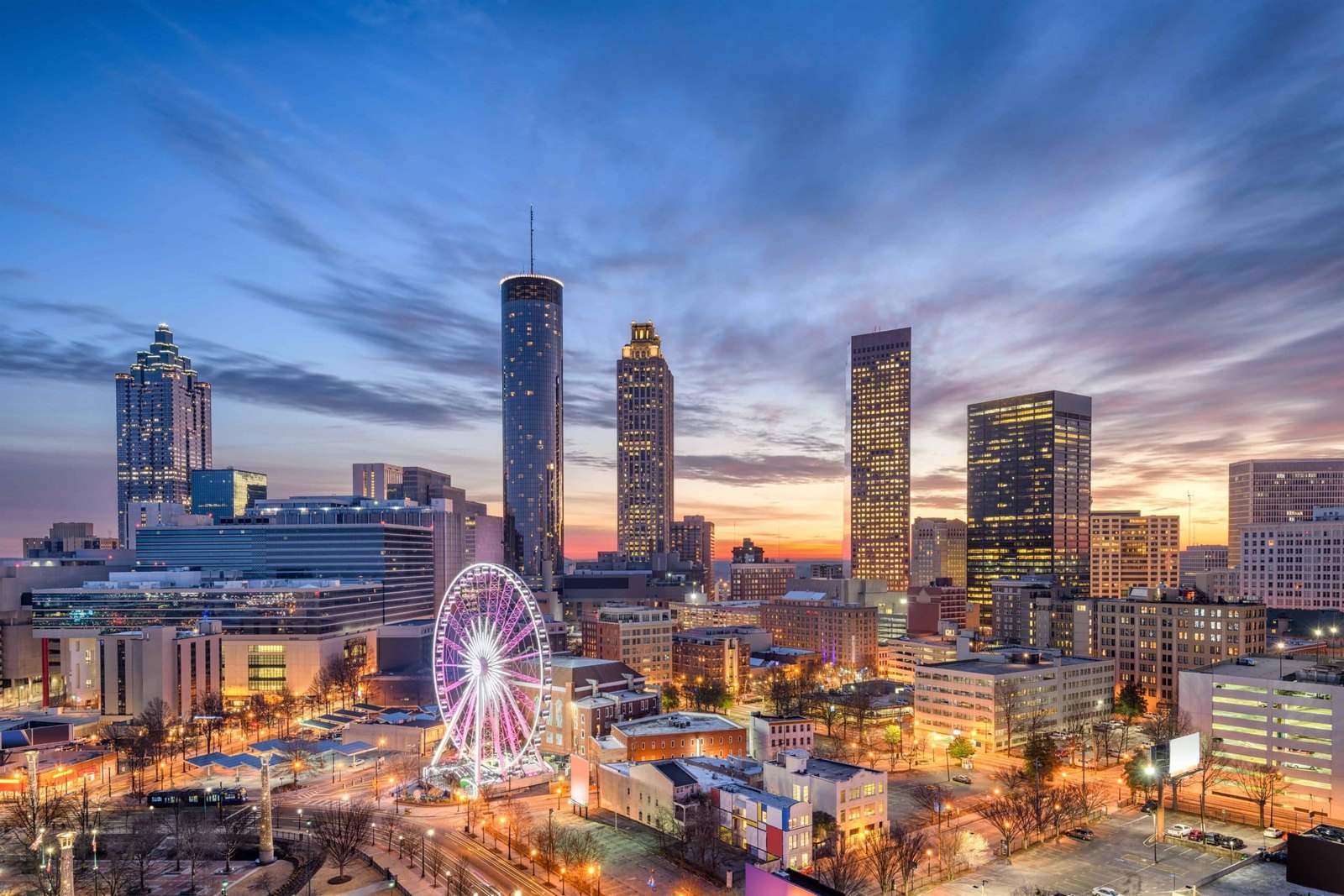 Downtown Atlanta city skyline