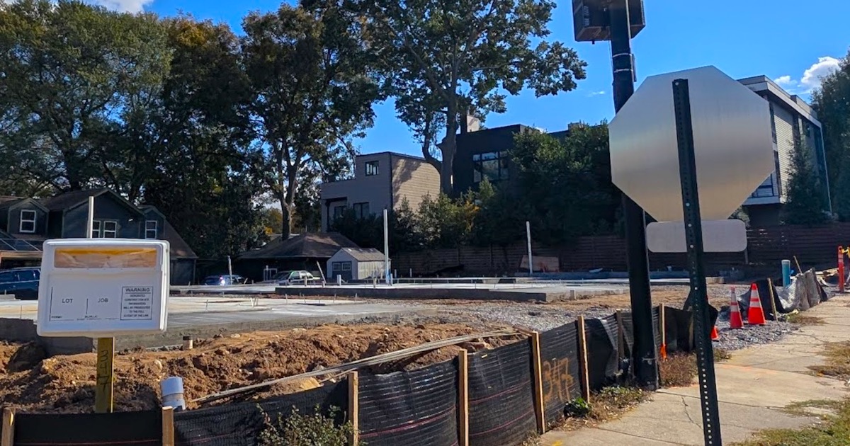 Three Homes With Elevators Are Filling a Long-Vacant Old Fourth Ward Corner