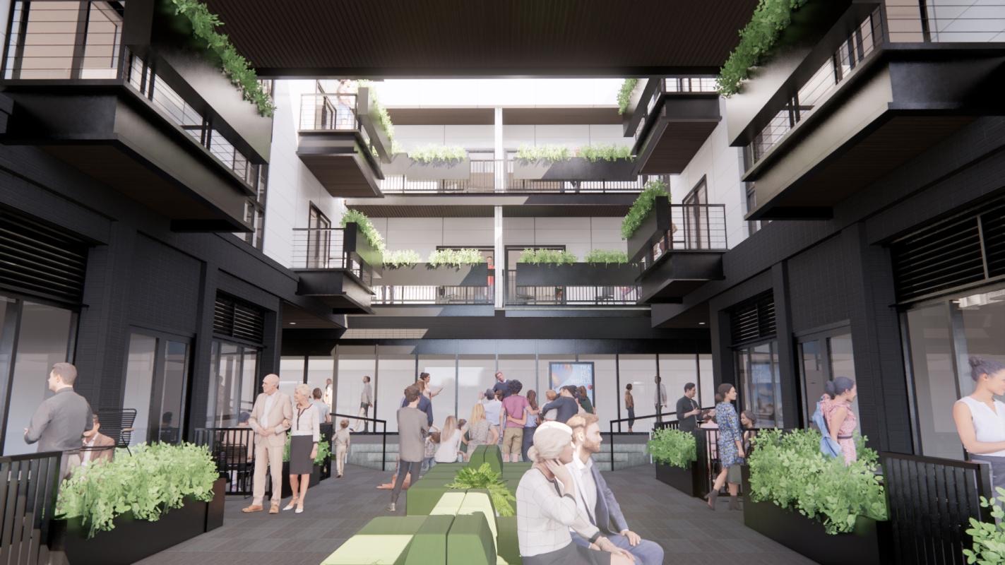 The Front Porch mixed-income development on Auburn Avenue in Sweet Auburn