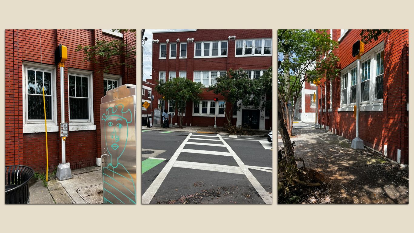 GDOT put pedestrian signals inches from a Castleberry Hill resident's window
