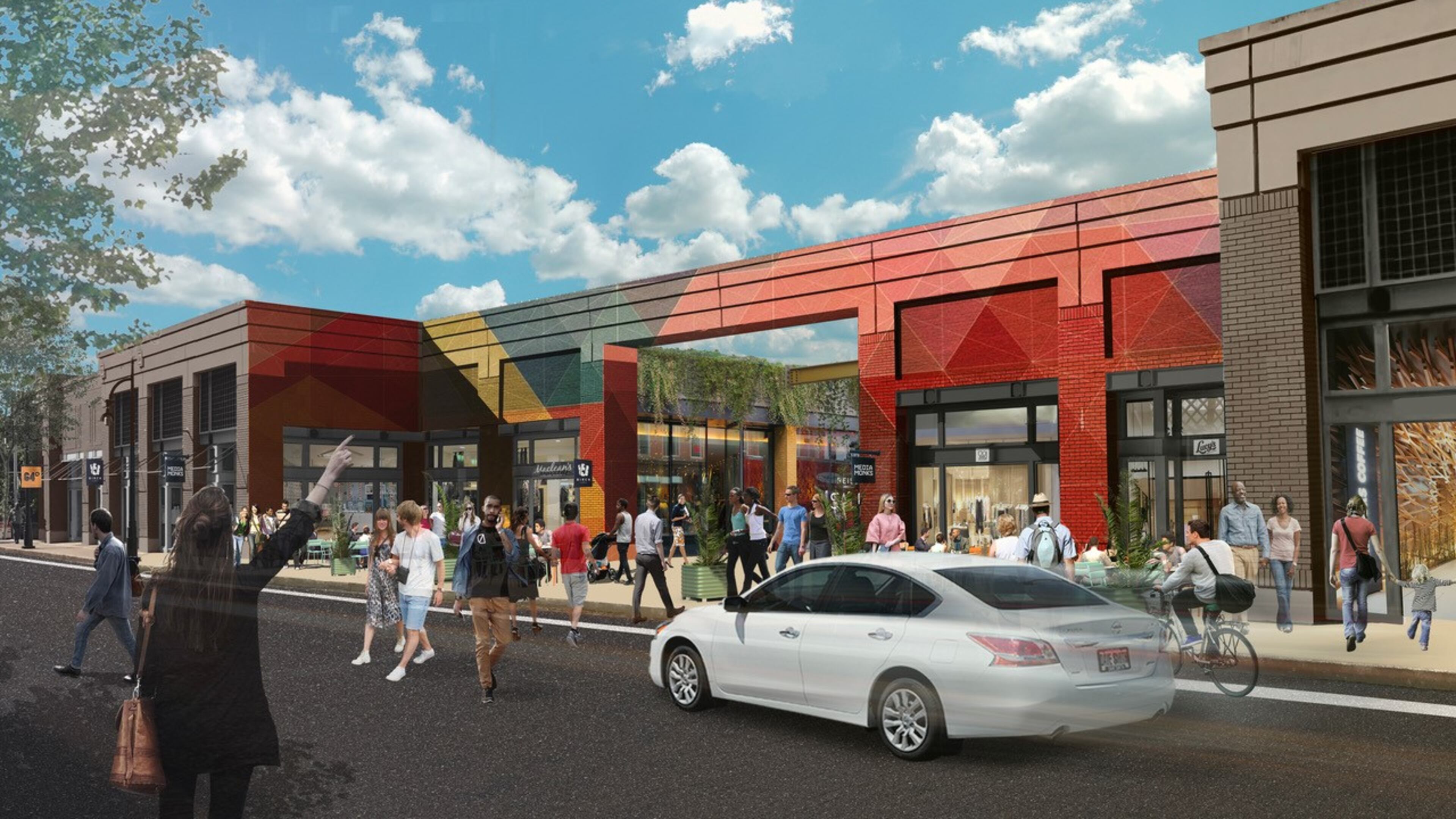 Alabama Street will be de-malled with light traffic and on-street parking at Underground Atlanta