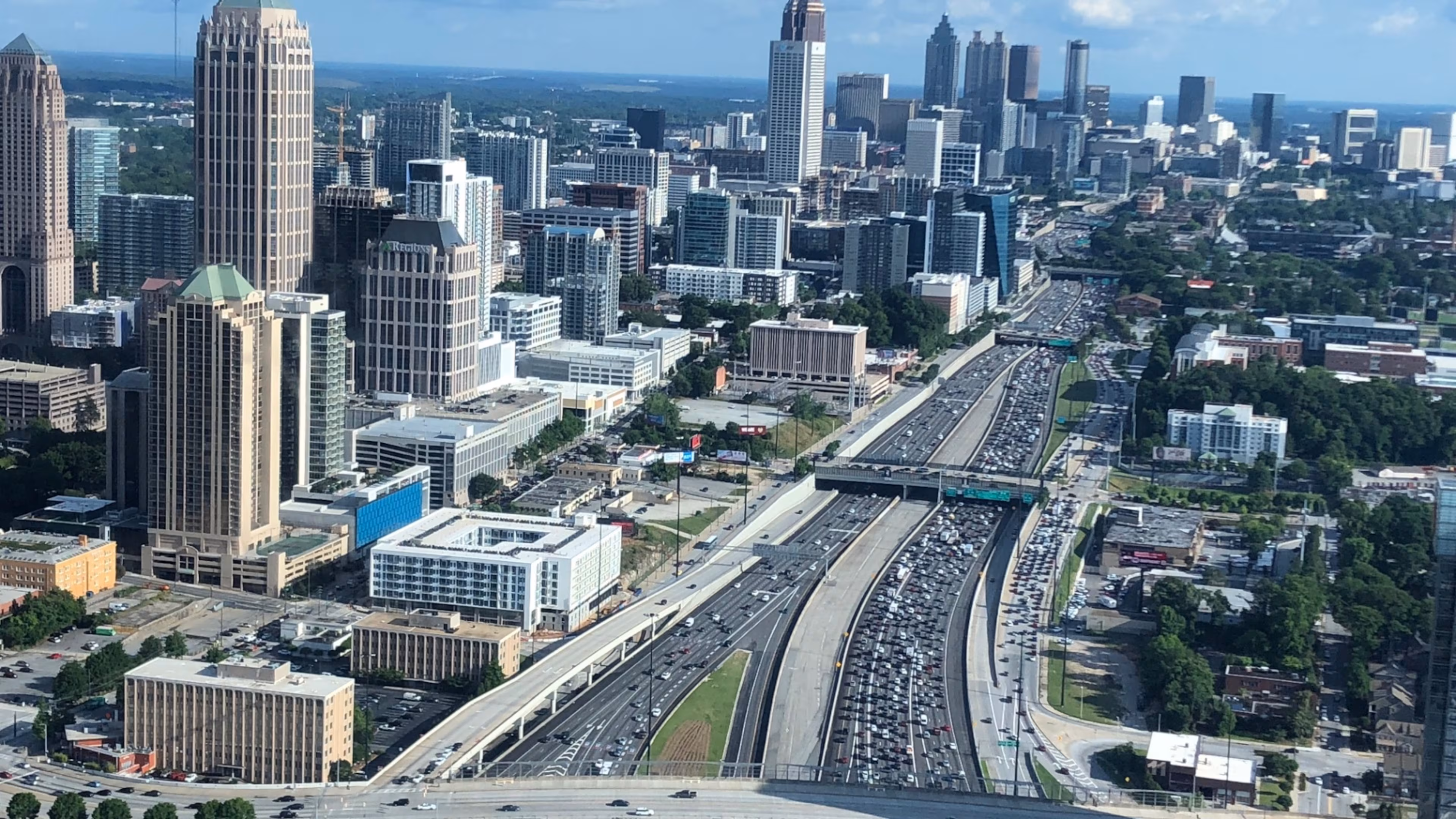 The long-sought vision of a park over the Downtown Connector in Atlanta advanced this week with the City Council's creation of a special tax district to help pay for the massive redevelopment project.