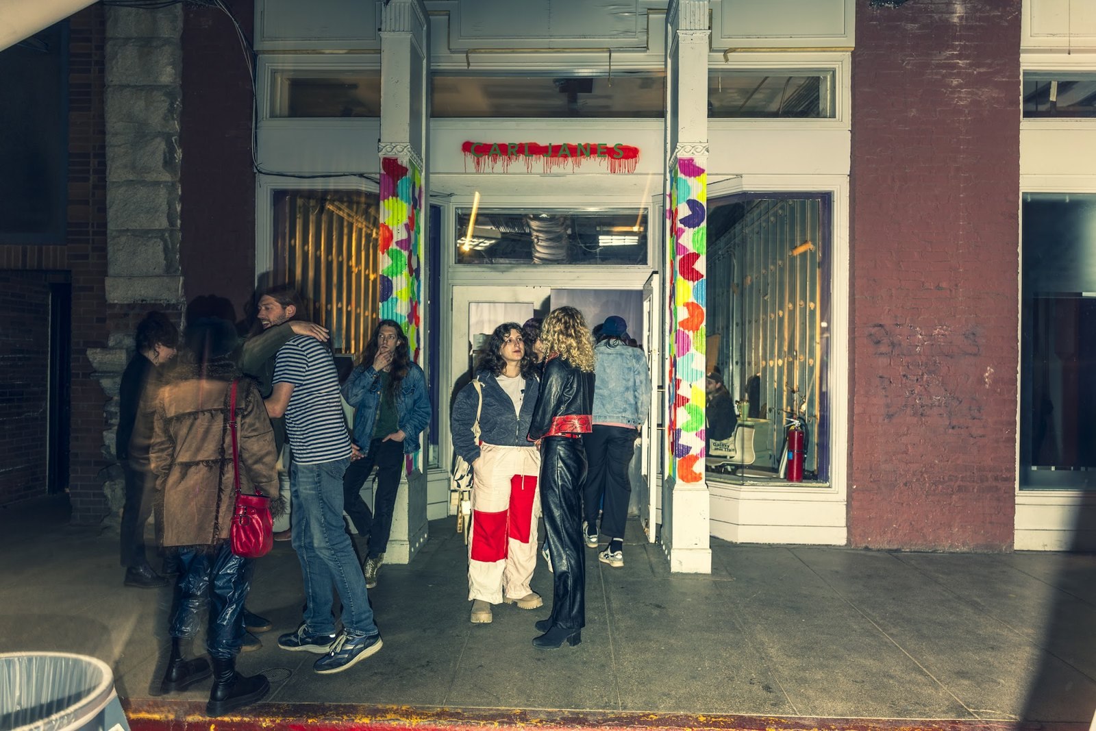 Crowd at a performance inside Innerspace, Carl Janes' DIY music venue at Underground Atlanta