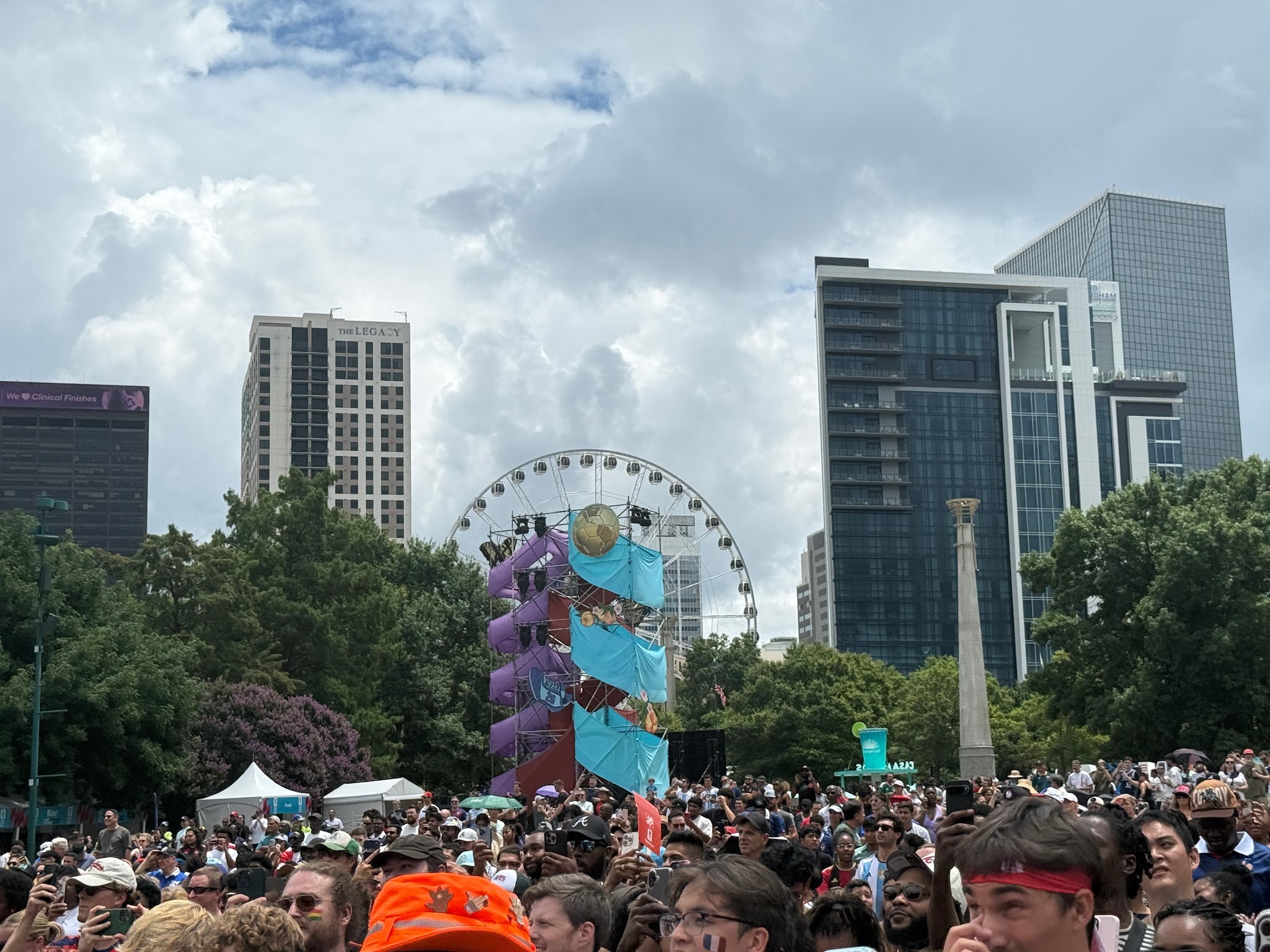 Atlanta's FIFA Fan Festival drew 536,000 to Centennial Olympic Park, with Ludacris closing it out