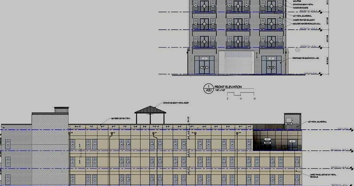 A third-acre lot on Whitehall Street returns to market at $1.49 million with expired plans for 30 apartments