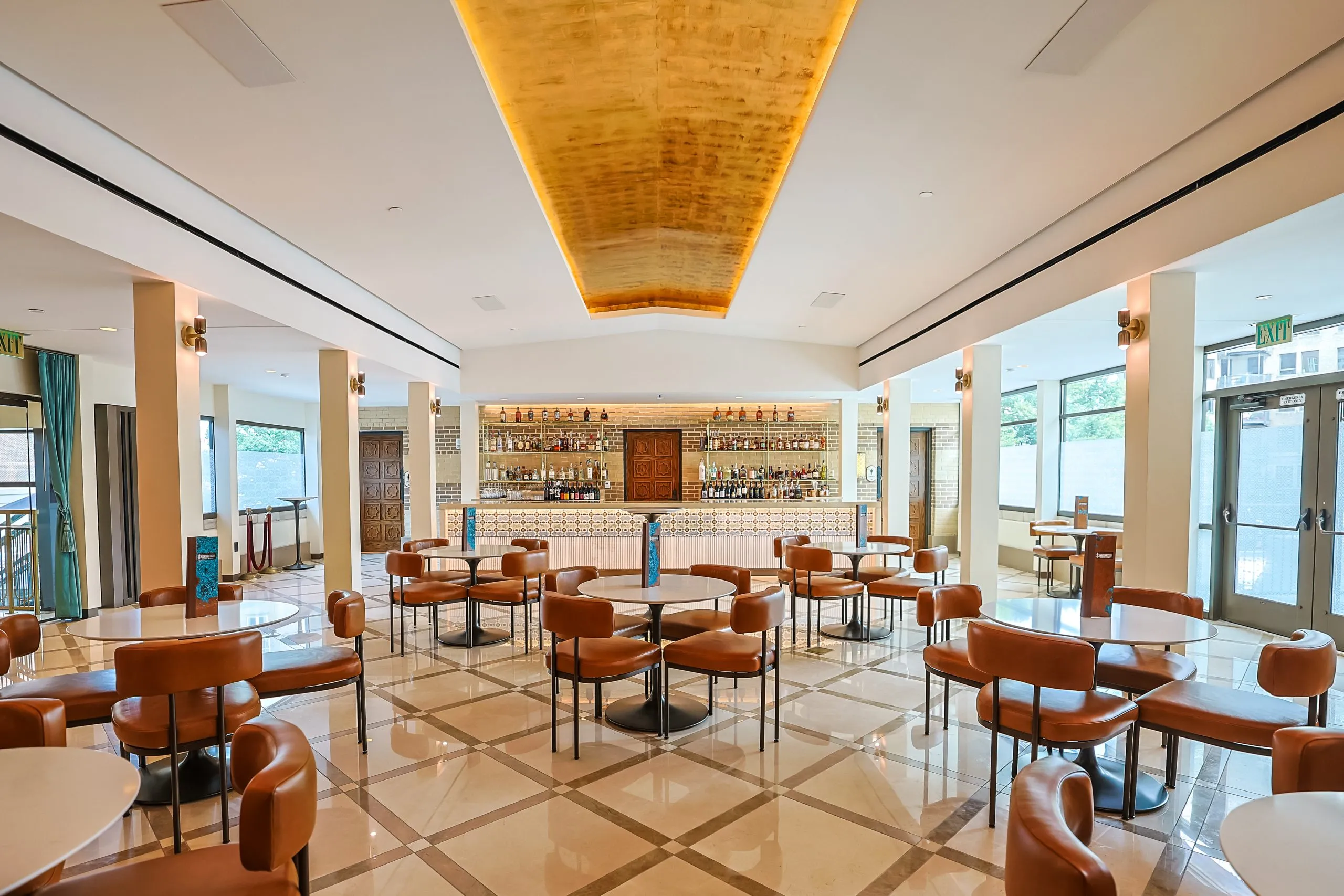 Fox Theatre encloses its third-floor terrace, creating the year-round Arcade Lounge