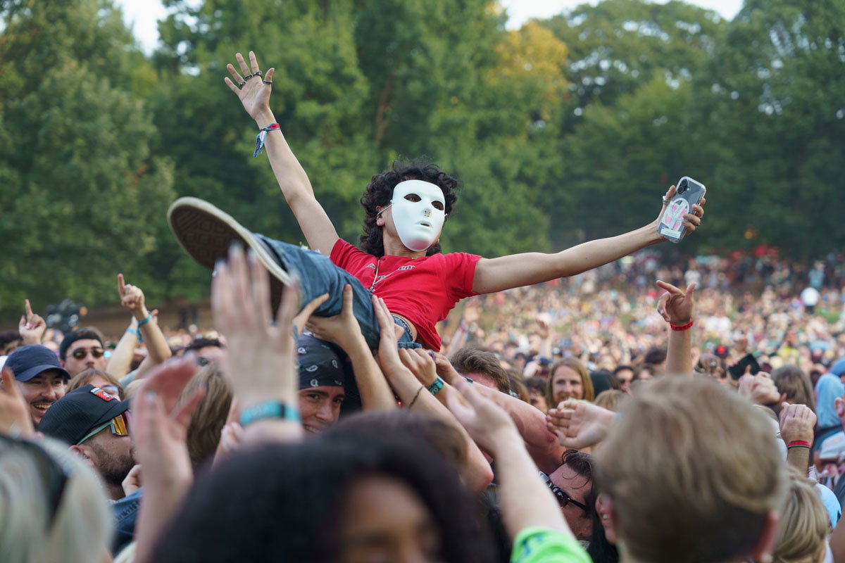 Crowd at Shaky Knees 2026 in Piedmont Park