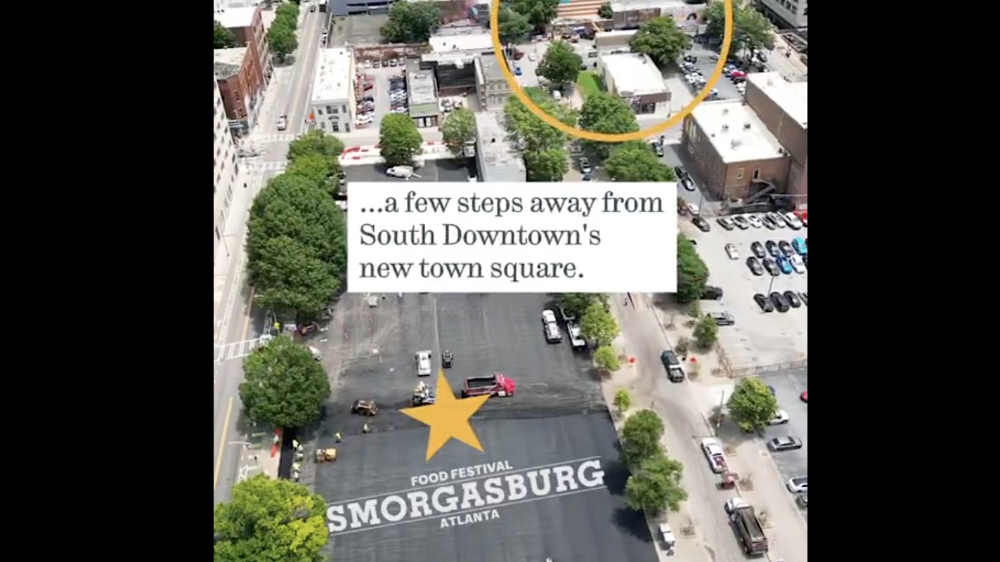 The Forsyth Street lot planned for Smorgasburg Atlanta in South Downtown