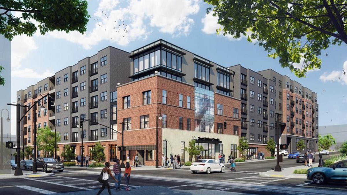 Supplied image of the Sweet Auburn Grande mixed-use development in Atlanta's Sweet Auburn district