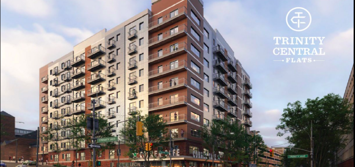 Trinity Central Flats rendering, downtown Atlanta, across from City Hall