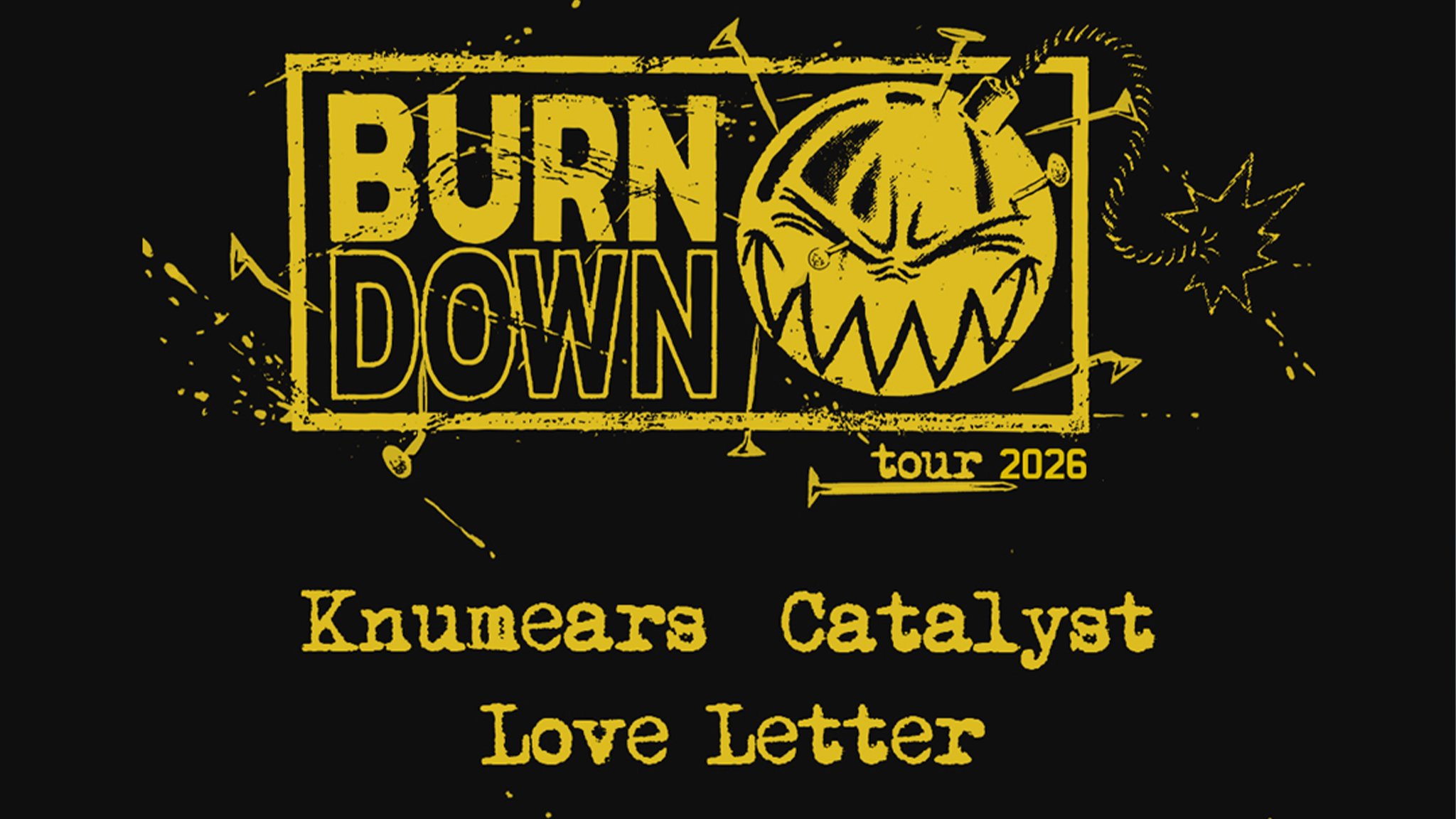 Burndown Tour 2026