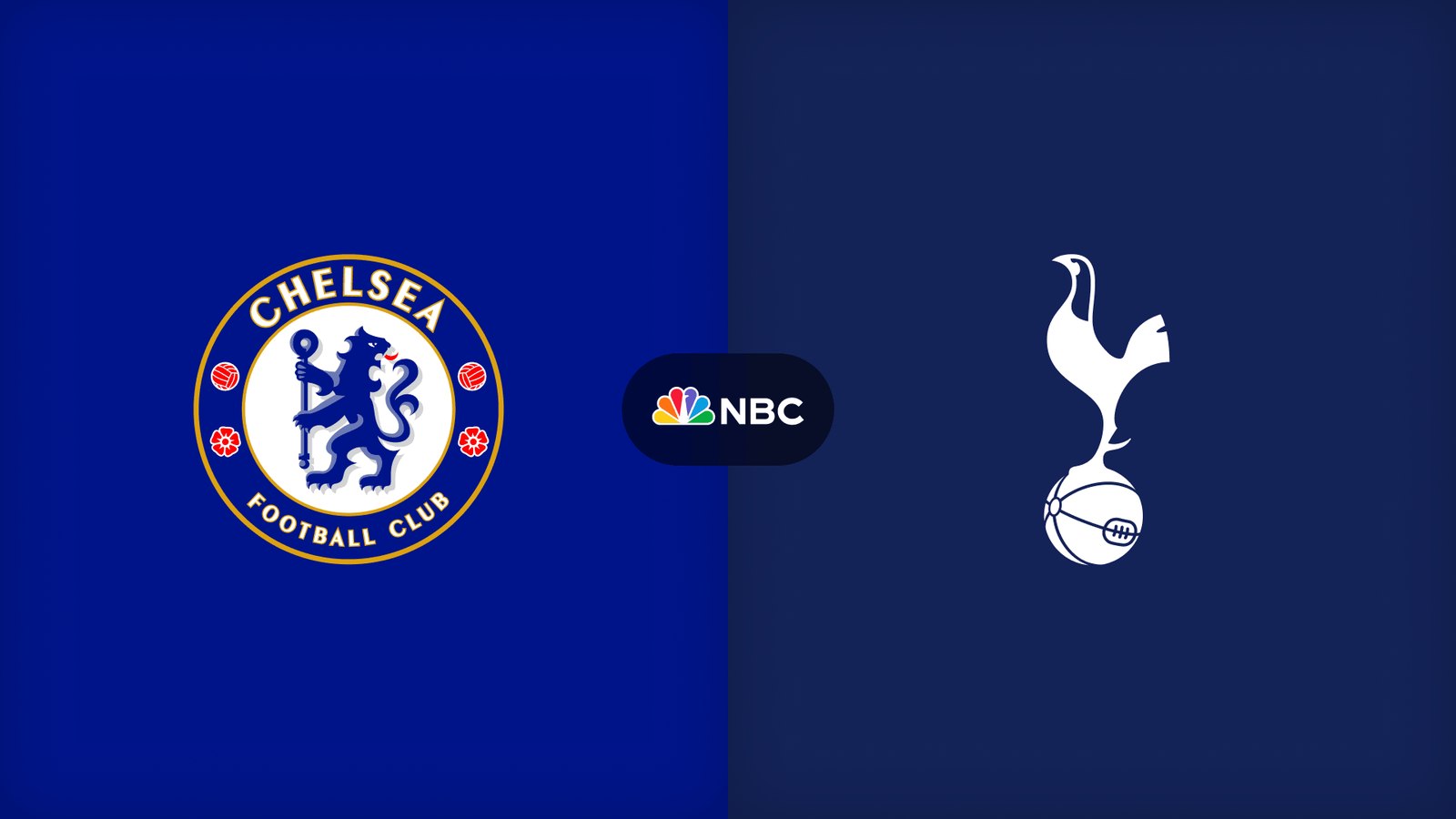 Promotional artwork for Premier League: Chelsea vs. Tottenham at Cosm Atlanta