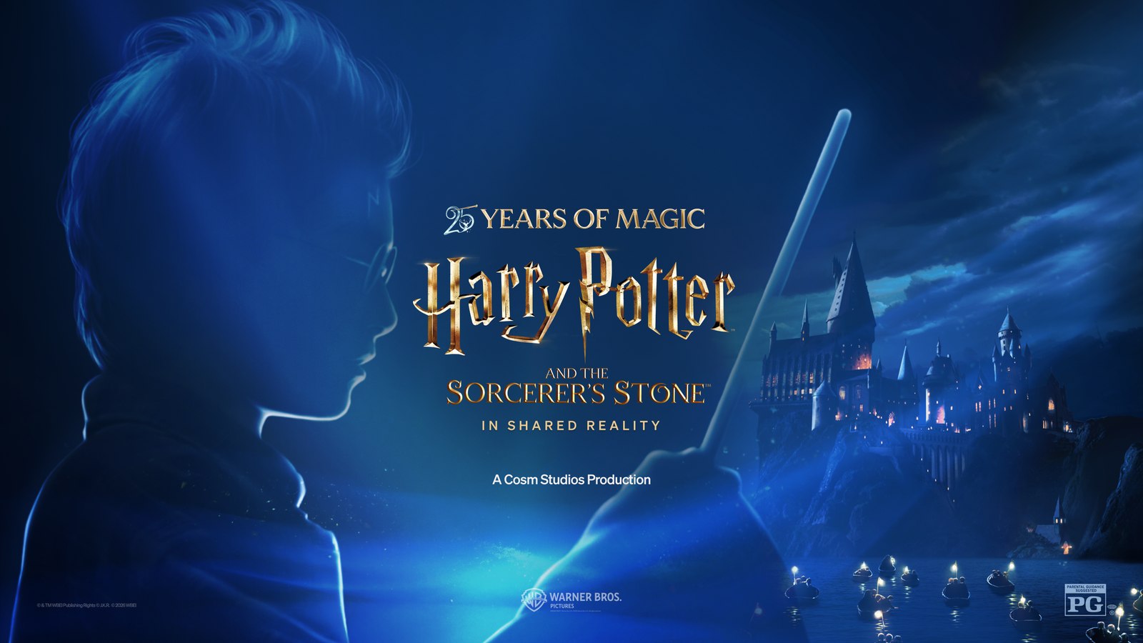Promotional artwork for Harry Potter and the Sorcerer's Stone in Shared at Cosm Atlanta