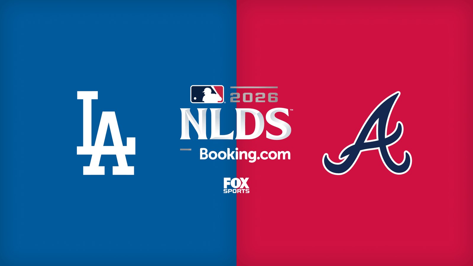 Promotional artwork for MLB: NLDS: Dodgers @ Braves (Game 3) at Cosm Atlanta