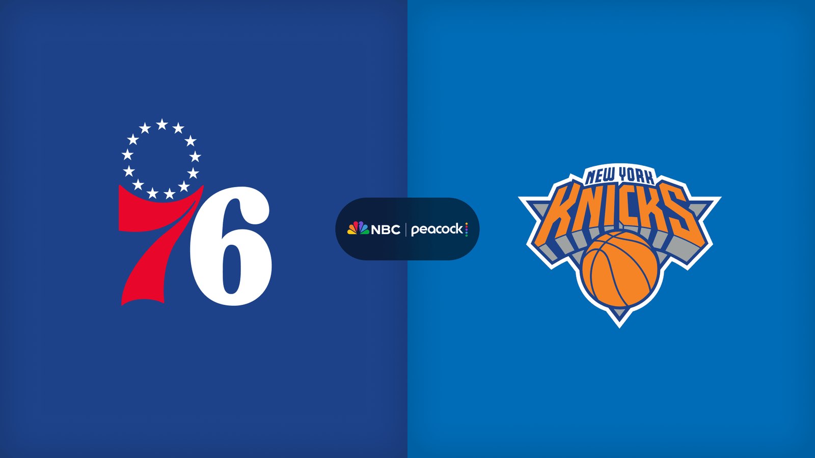 Promotional artwork for NBA Opening Night: 76ers @ Knicks at Cosm Atlanta