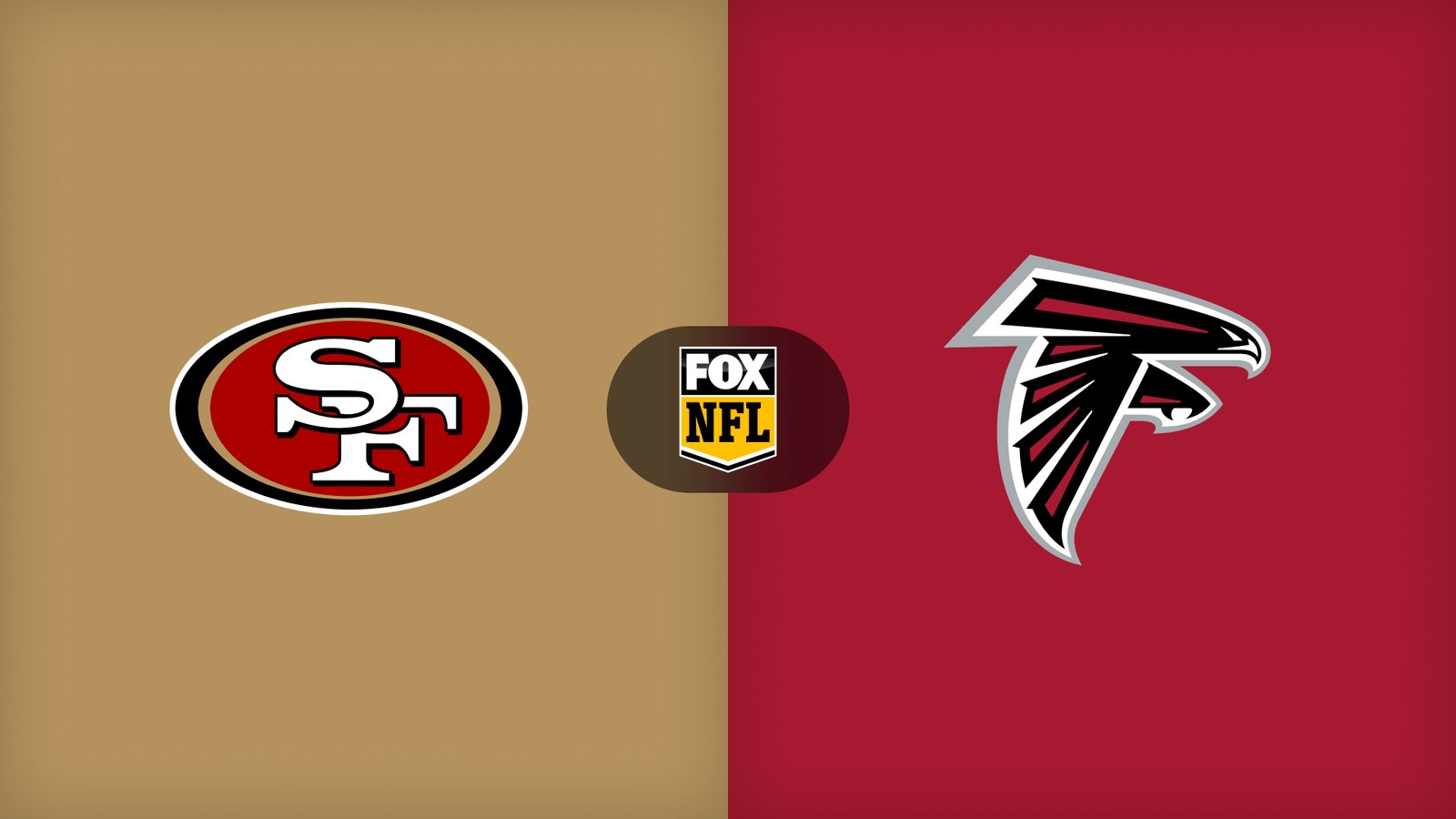 Promotional artwork for NFL: 49ers @ Falcons at Cosm Atlanta