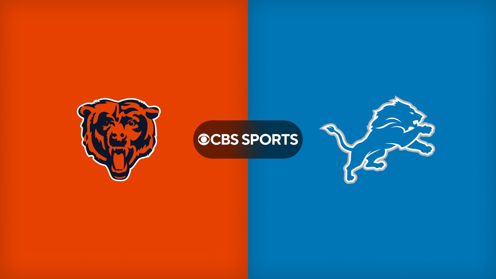 Promotional artwork for NFL: Bears @ Lions at Cosm Atlanta