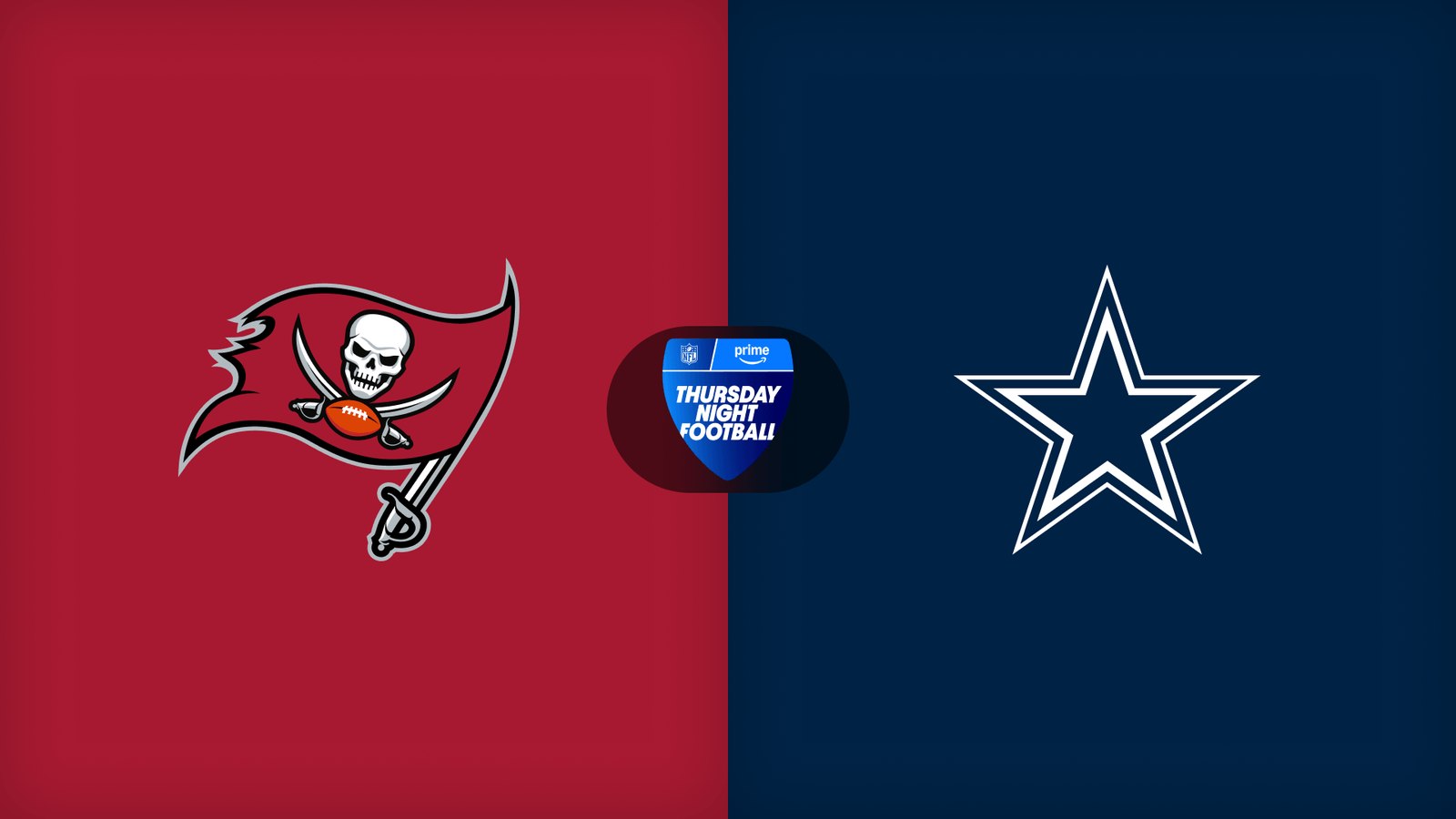 Promotional artwork for NFL: Buccaneers @ Cowboys at Cosm Atlanta