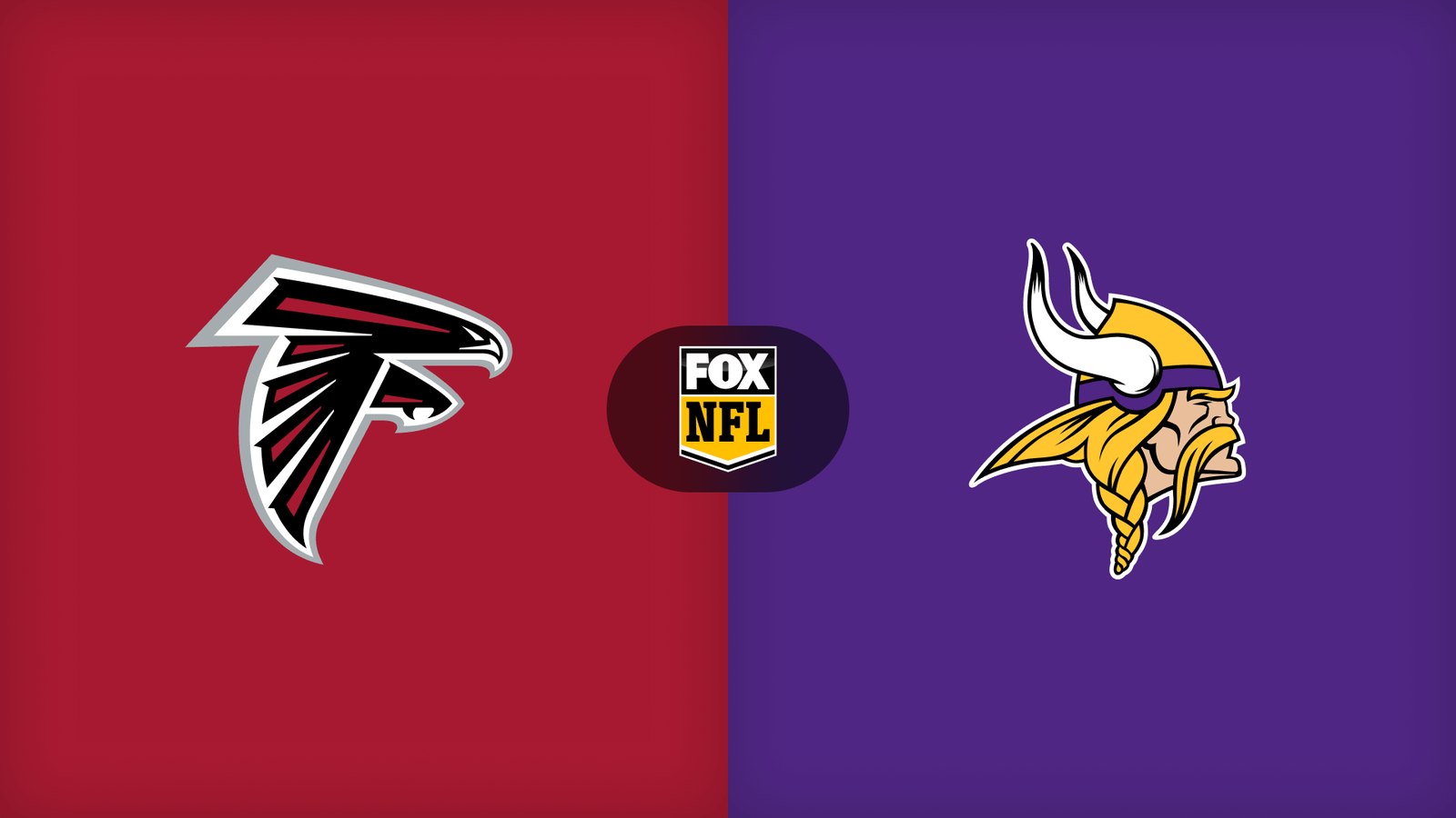 Promotional artwork for NFL: Falcons @ Vikings at Cosm Atlanta
