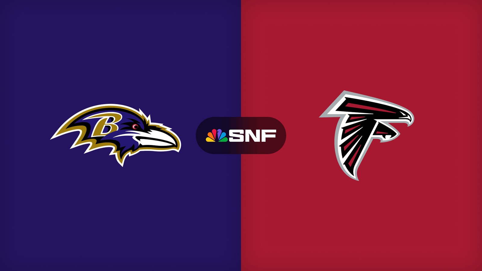 Promotional artwork for NFL: Ravens @ Falcons at Cosm Atlanta