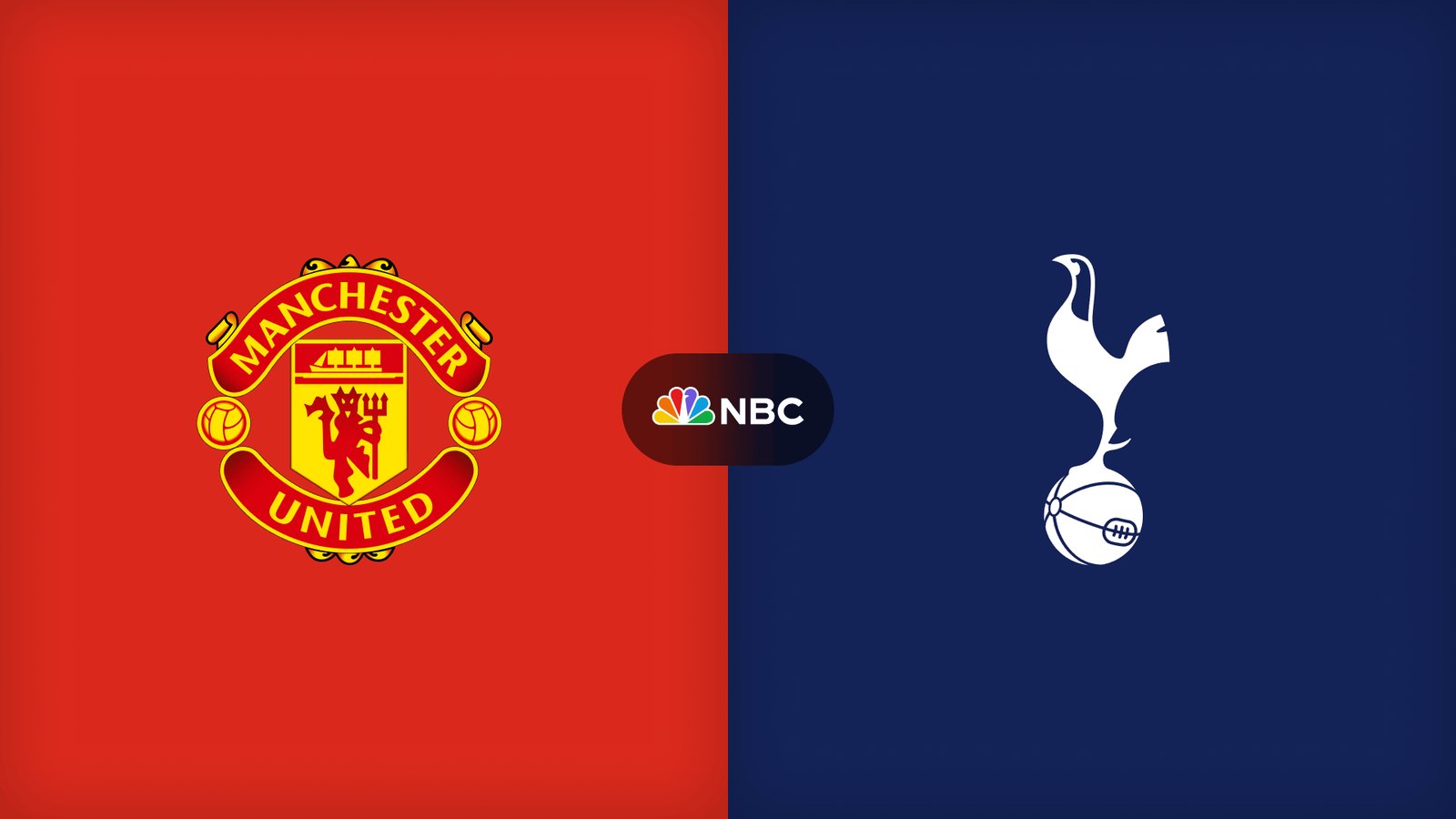 Promotional artwork for Premier League: Manchester United vs. Tottenham at Cosm Atlanta