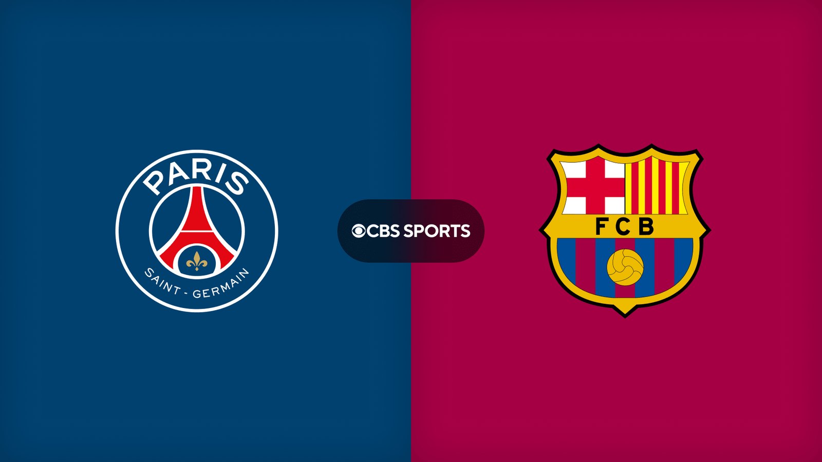 Promotional artwork for Champions League: PSG vs. FC Barcelona at Cosm Atlanta