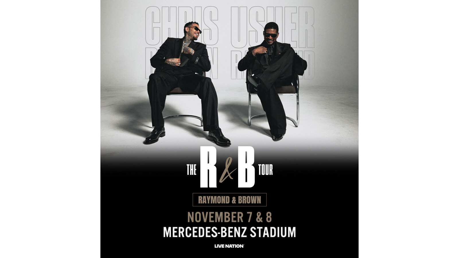 The R&B Tour — Usher Raymond & Chris Brown (Night 1) at Mercedes-Benz Stadium