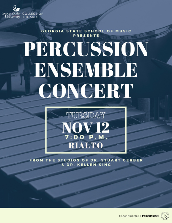Georgia State Percussion Ensemble Concert