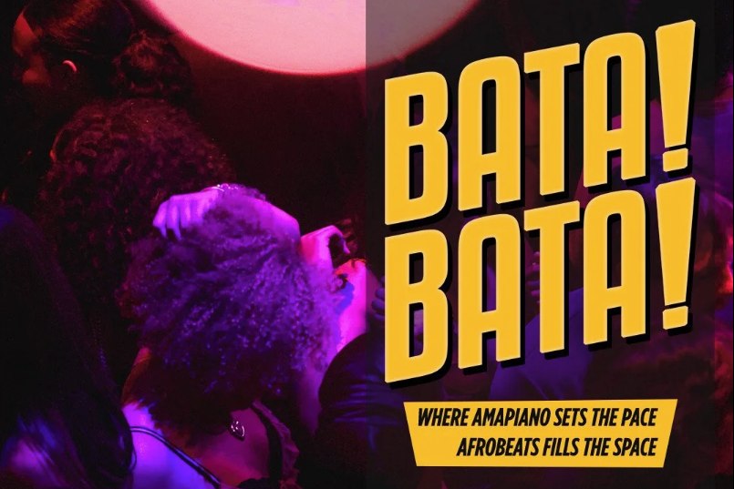 Promotional artwork for Bata! Bata! at Underground Atlanta